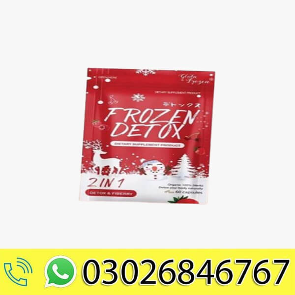 Frozen Detox Capsules 2 in 1 Detox and Fiberry